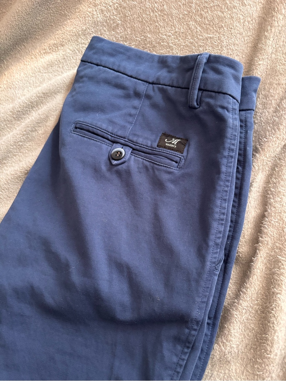 Mason’s navy chinos 30 waist 33 Lenght